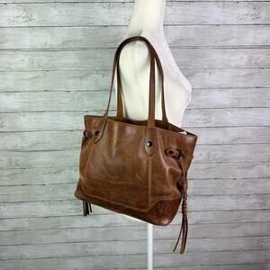 Brown Leather Tote Bag